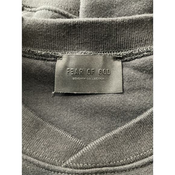 Fear Of God Classic Black G Logo Sweatshirt Size M - Picture 4 of 6